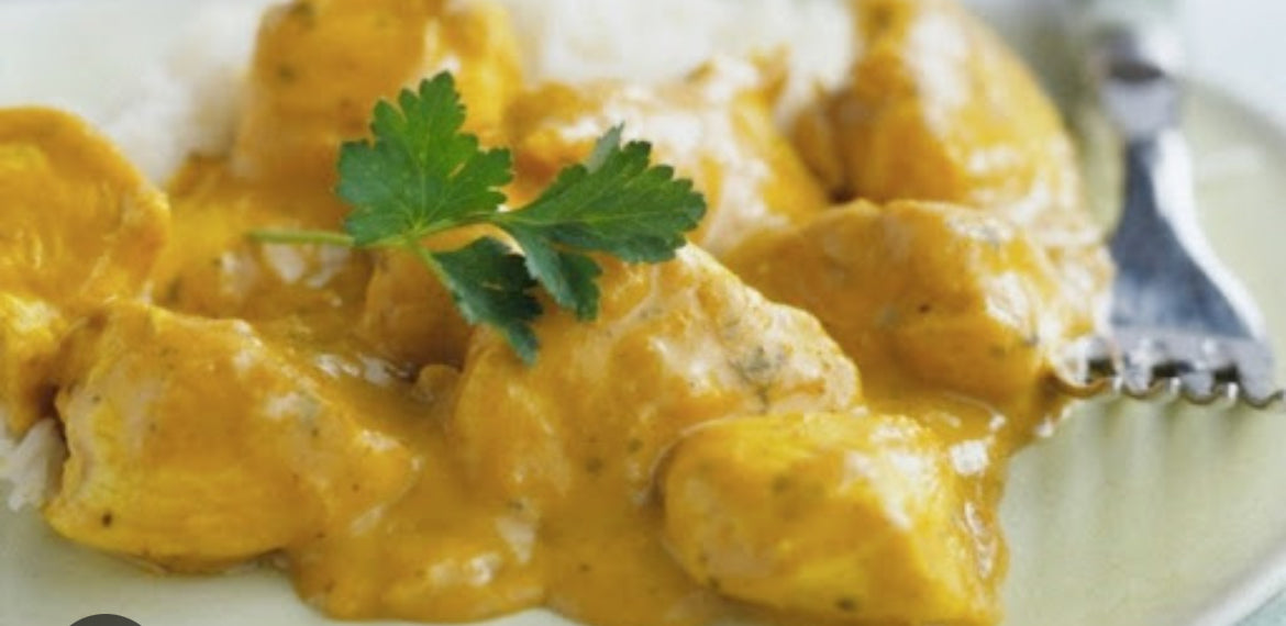 Poulet curry lait de coco